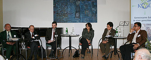 Podium zur Jubiläumsakademie am 25. April 2008